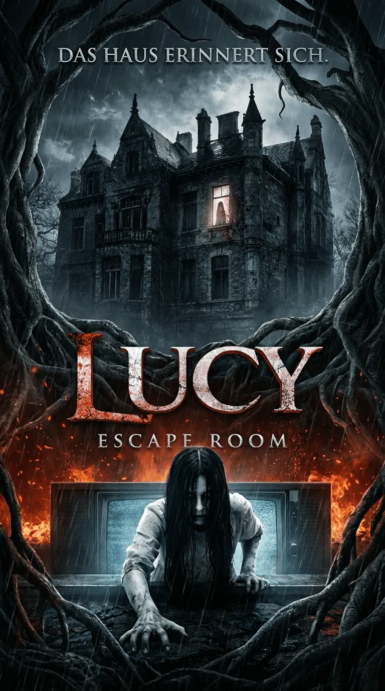 Offizielles Plakat – Lucy – Das verlassene Herrenhaus, Escape Room in Hamm