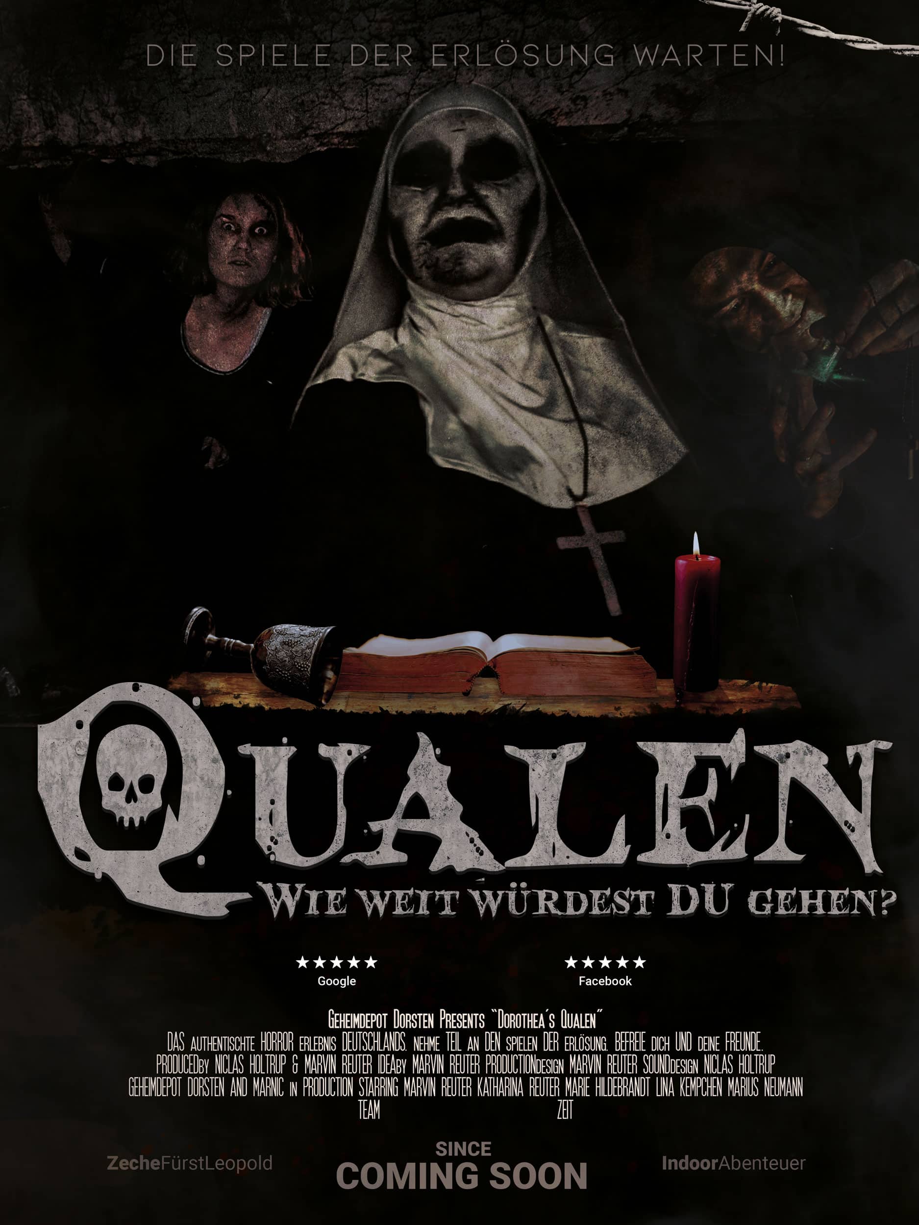 Escape Room NRW Qualen Poster Horror