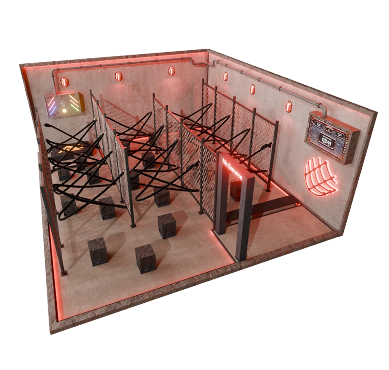 Die Challenge Rooms 1 mining adventure world agent factory feuer just do it